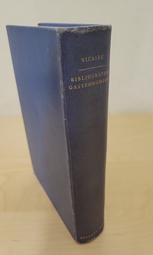 Bibliographie gastronomique - bibliographie,