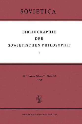 Bibliographie der sowjetischen - bibliographie,