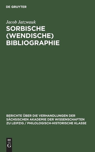 Sorbische - , (wendische)
