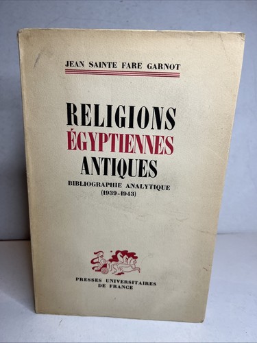 1952 religions egyptiennes - 1952,