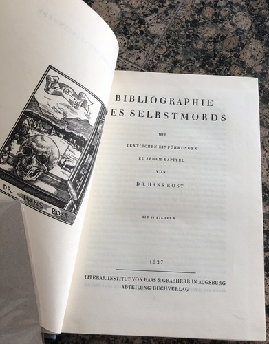 Bibliographie des selbstmords - bibliographie,