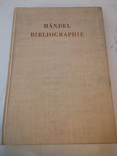 Händel bibliographie konrad - bibliographie,