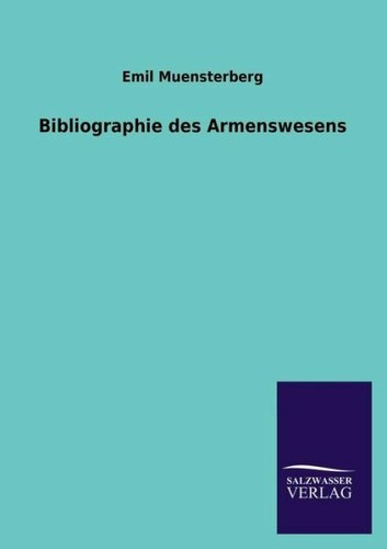 Bibliographie des armenswesens - bibliographie,