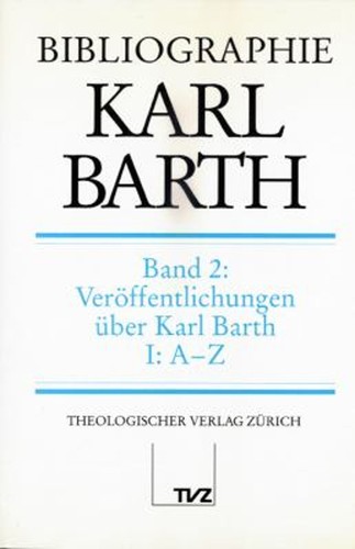 Bibliographie karl barth - bibliographie,