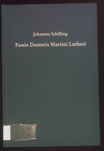 Passio doctoris martini - passio,