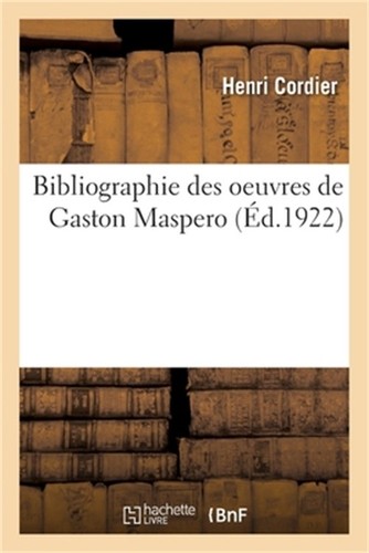 Bibliographie des oeuvres - des,