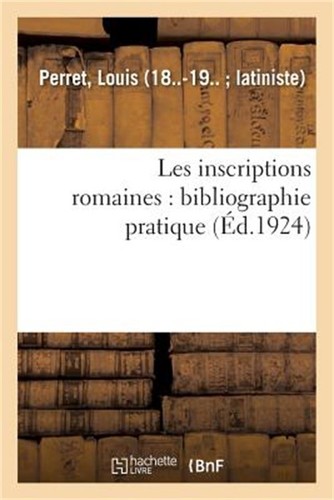 Les inscriptions romaines - les,
