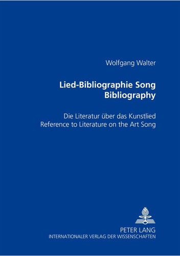 Lied bibliographie song - lied-bibliographie,