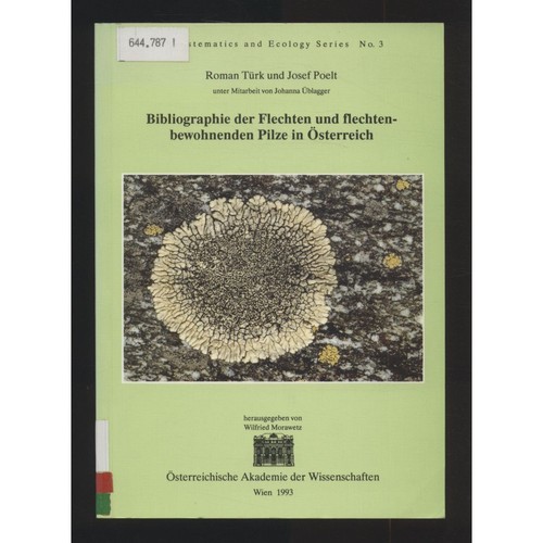 Bibliographie der flechten und - flechten,