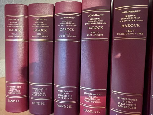 Bibliographie dünnhaupt - bibliographie;g.,